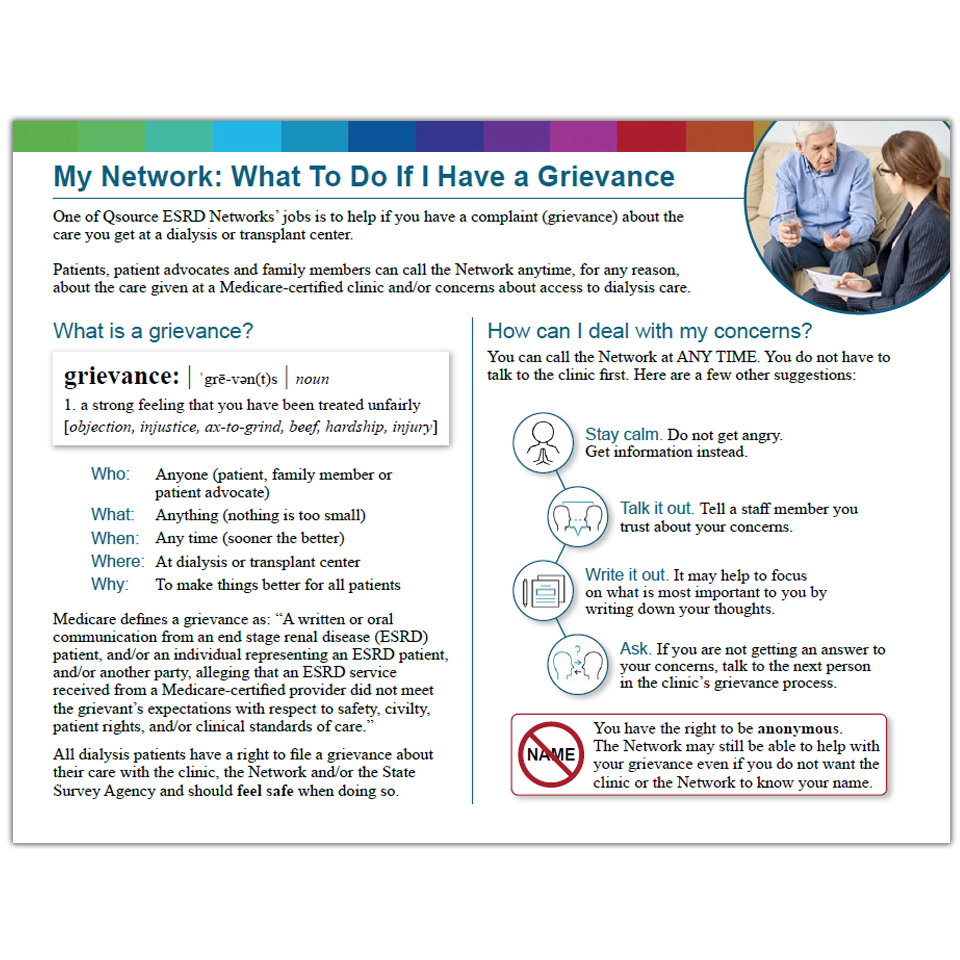 My Network What To Do If I Have A Grievance Resourcehub Exchange