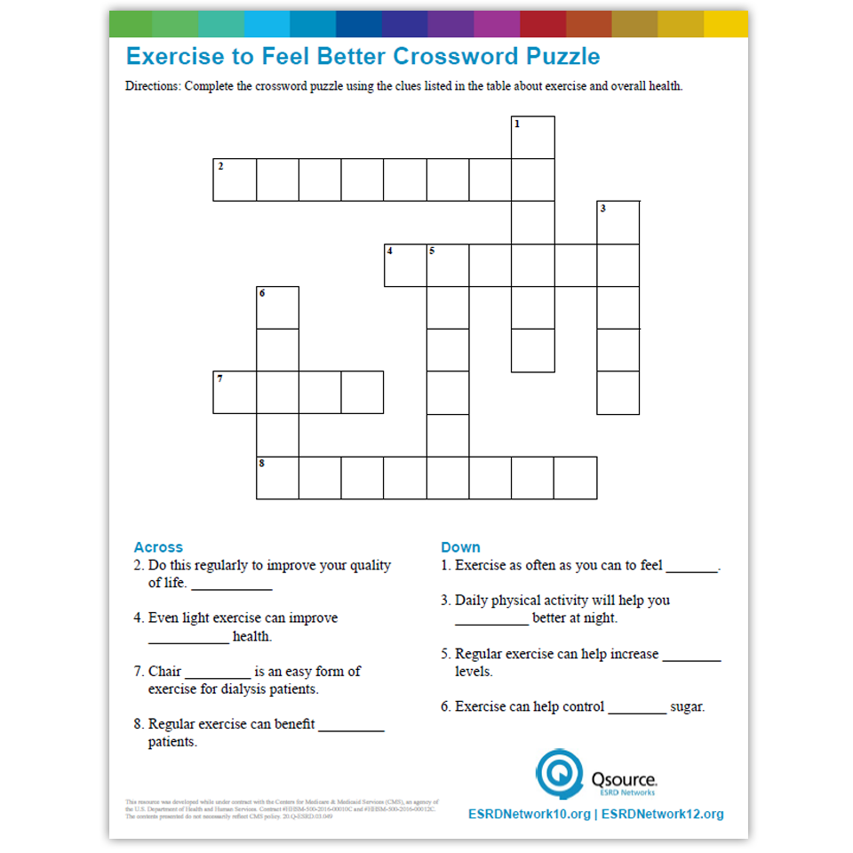 exercise-to-feel-better-crossword-resourcehub-exchange