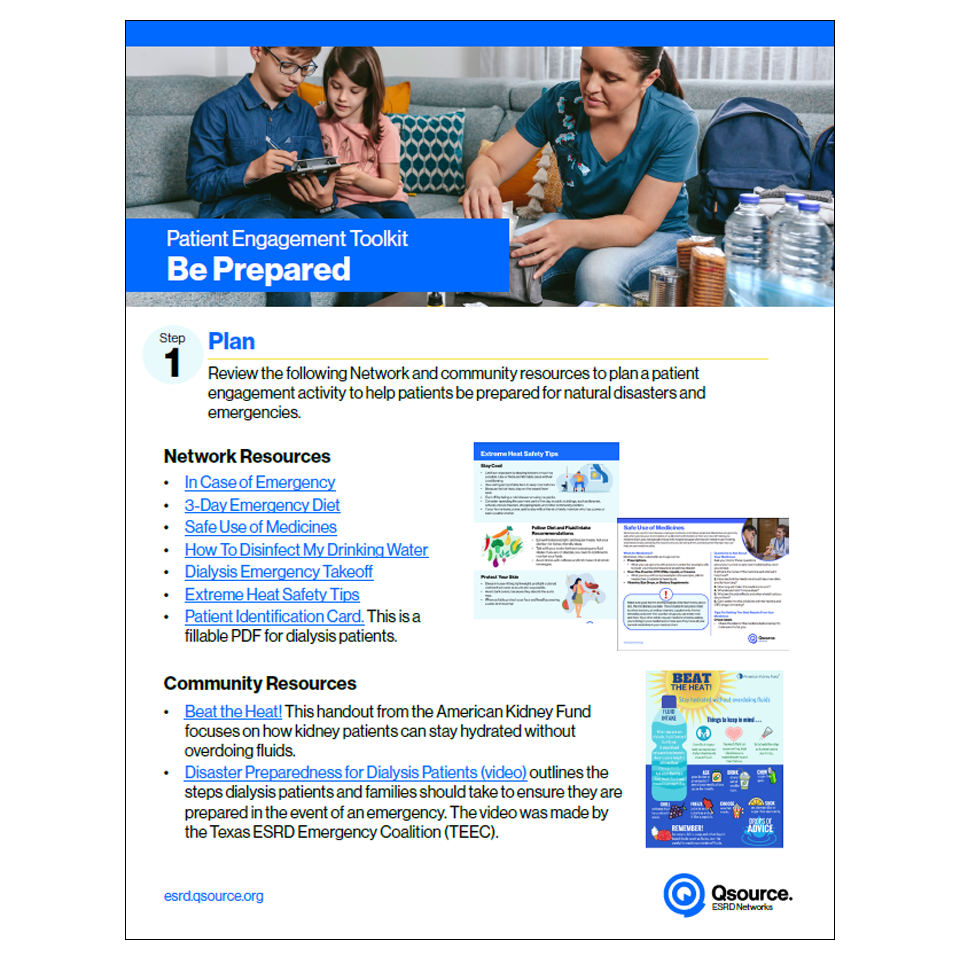 patient engagement for emergency preparedness