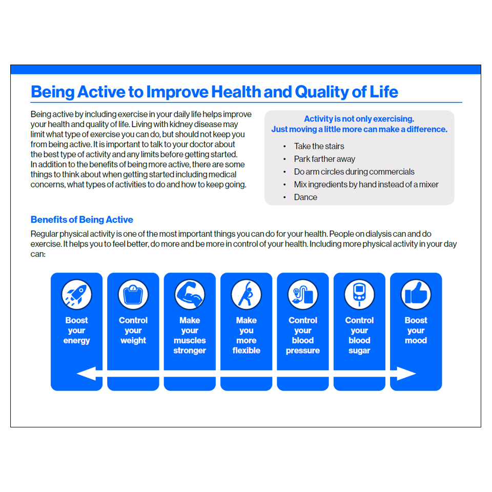 being active
