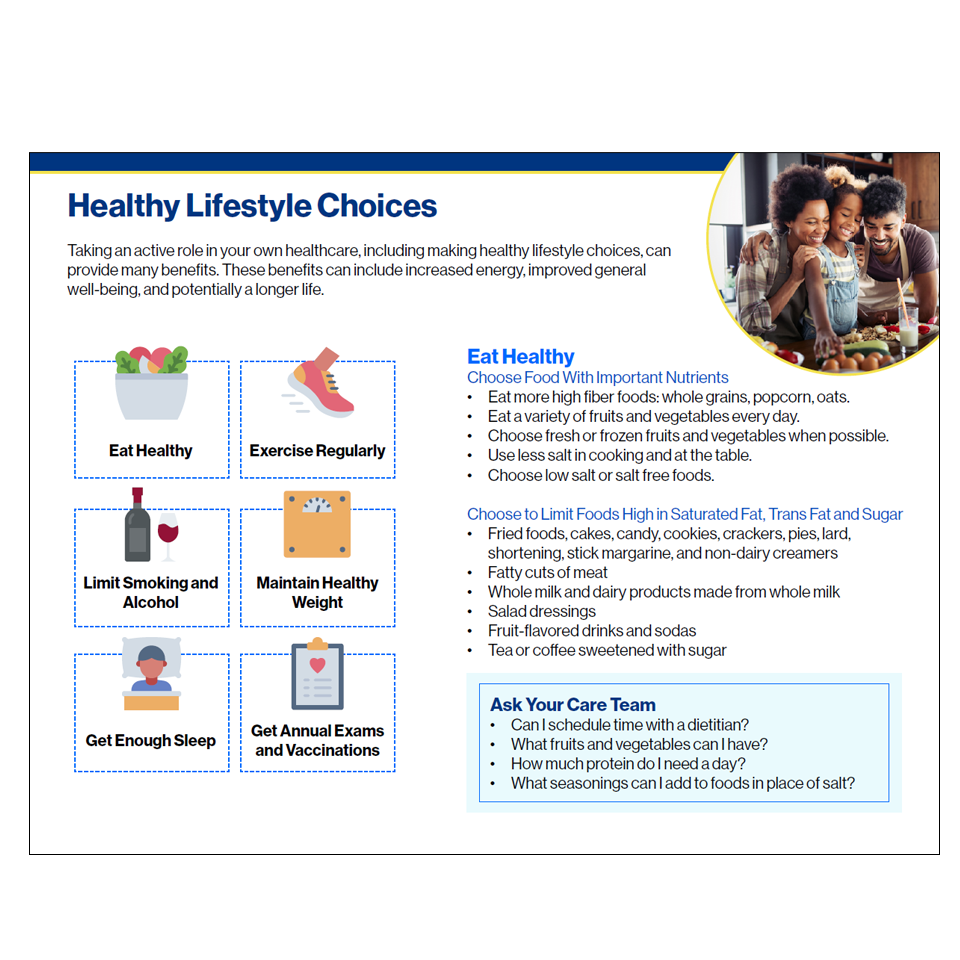 healthy lifestyle choices