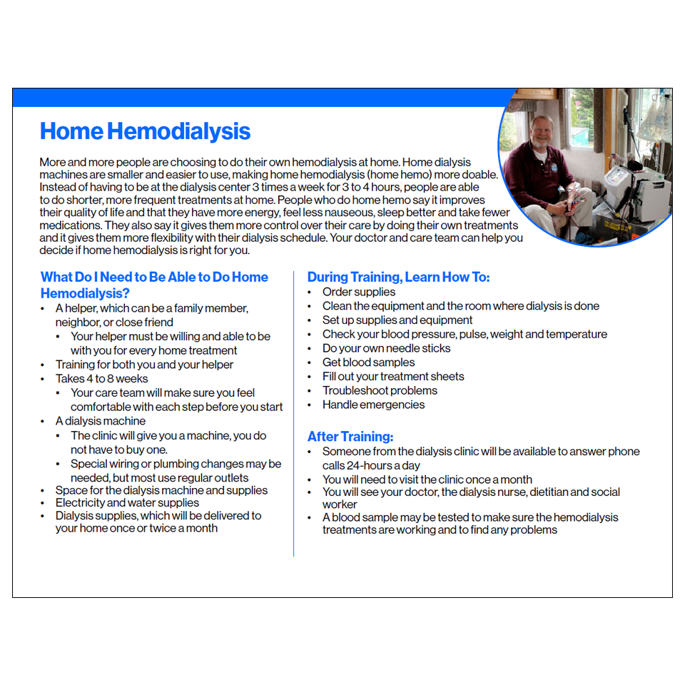 home hemodialysis