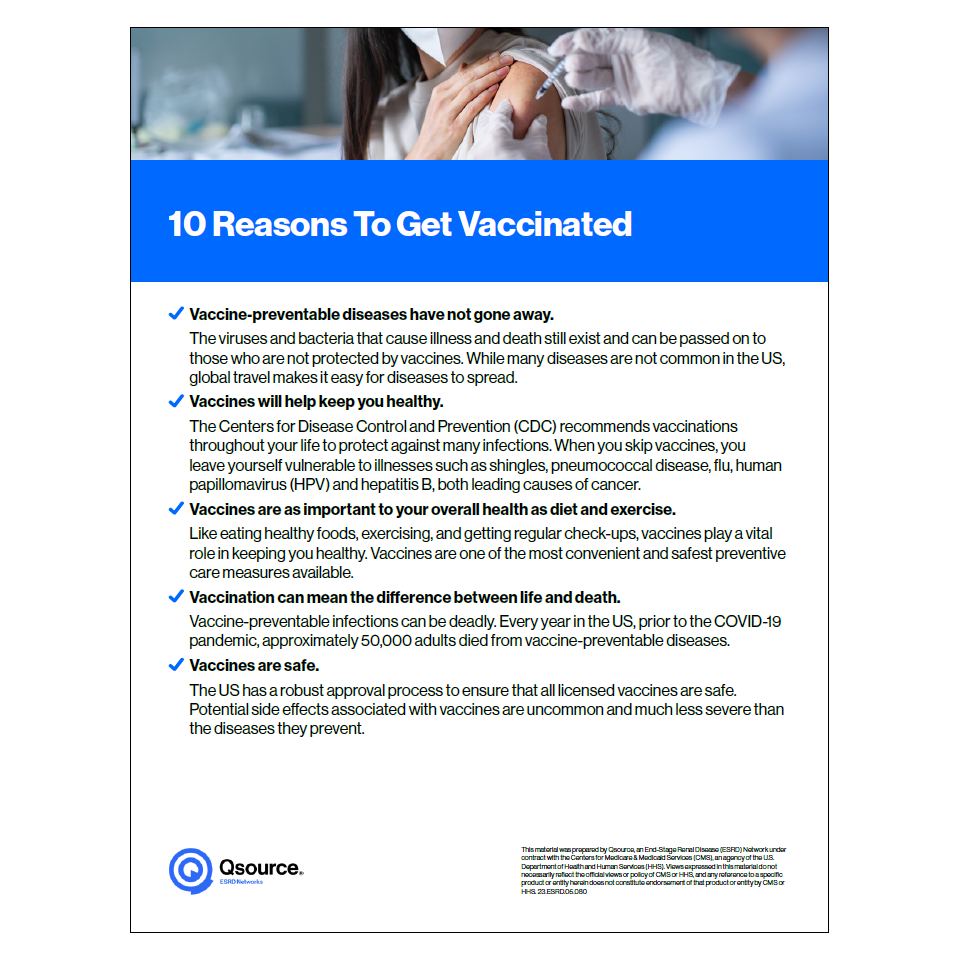 10 Reasons to Get Vaccinated