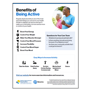 benefits of being active