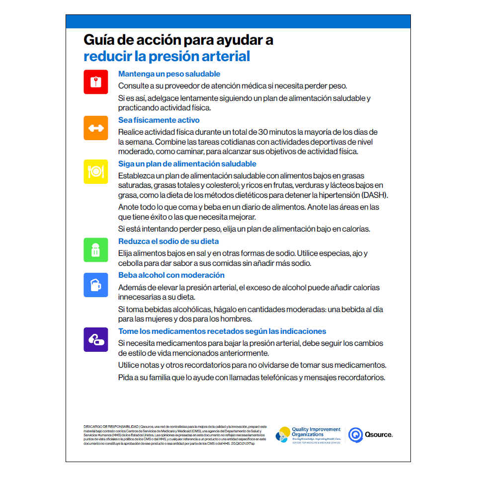 bp action guide spanish