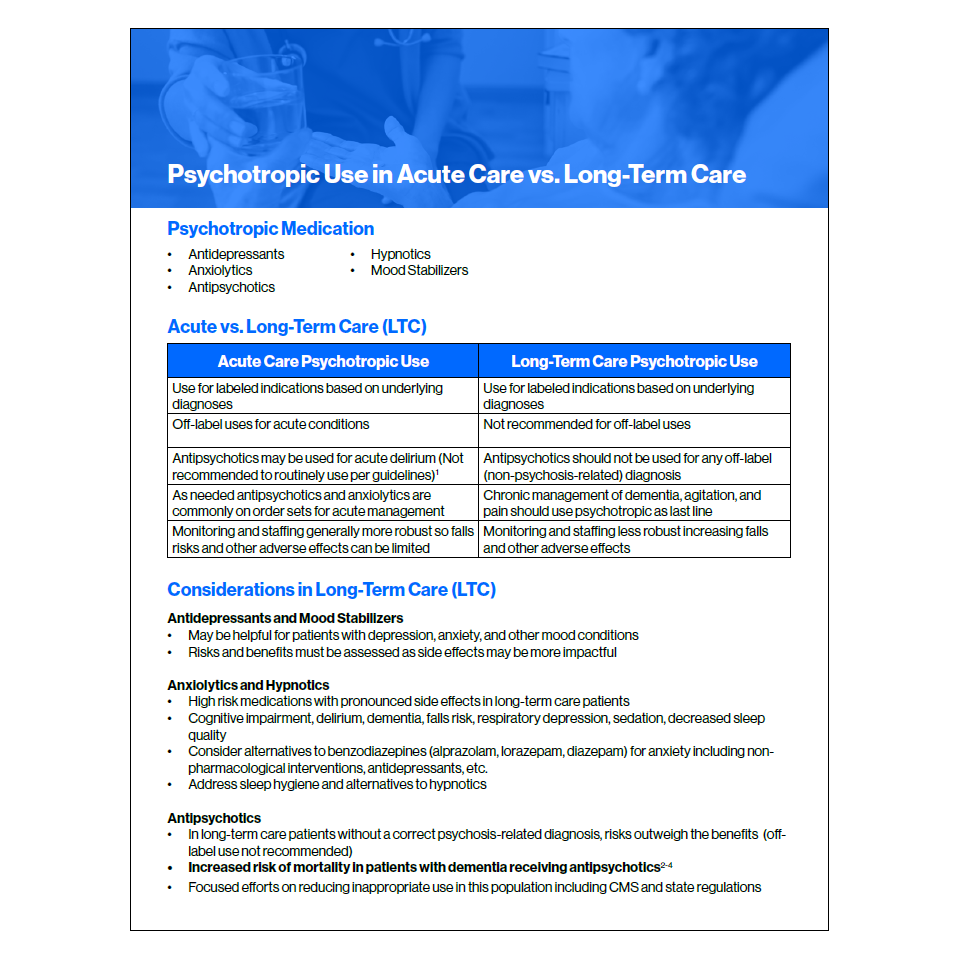 psychotripc use handout