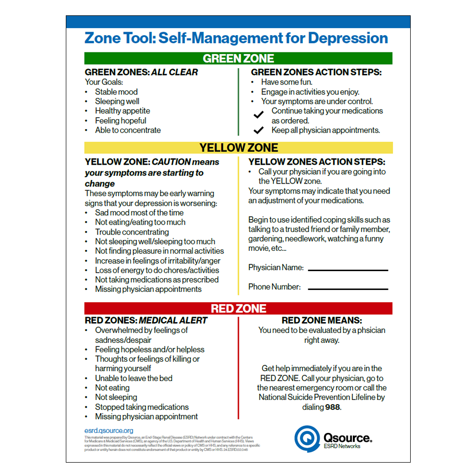 depression zone tool