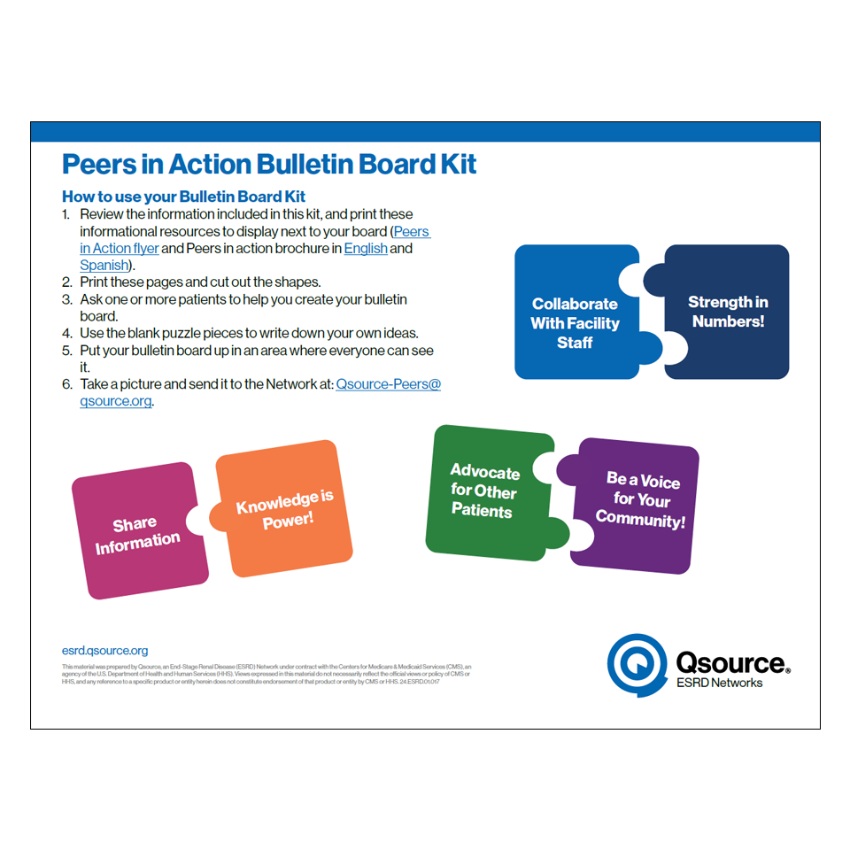 peers in action bulletin board kit