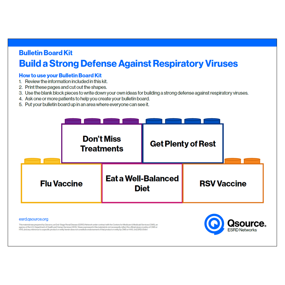 respiratory virus bulletin board kit