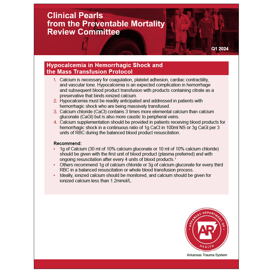 clinical pearls hypocalcemia