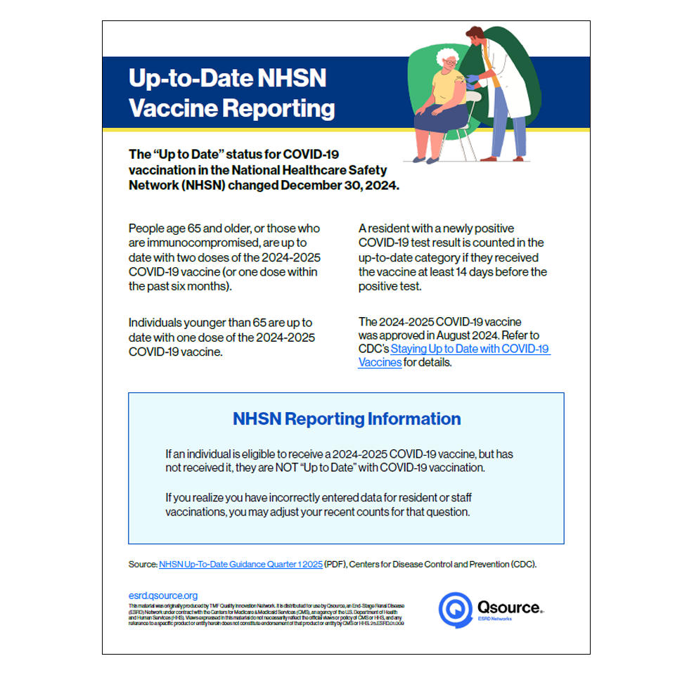 nhsn up to date reporting