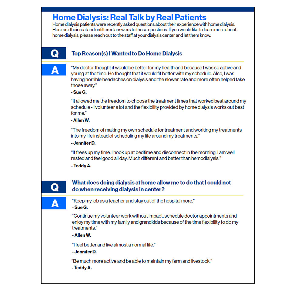 home dialysis real talk