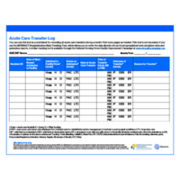 Acute Transfer Log