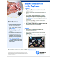 Infection Prevention Lobby Day Ideas