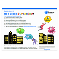Sepsis Superhero Bulletin Board Kit