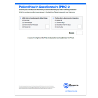 Patient Health Questionnaire (PHQ) 2