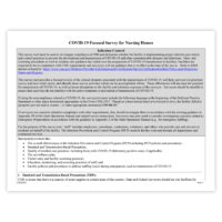 COVID-19 Focus Study for Nursing Homes