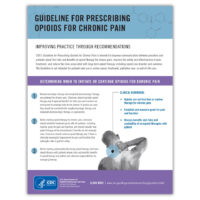 Guidelines for Prescribing Opioids for Chronic Pain