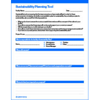 QIO Sustainability Planning Tool