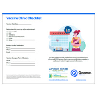 Vaccine Clinic Checklist