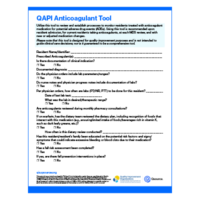 QAPI Anticoagulant Tool