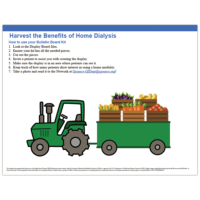 Harvest the Benefits of Home Dialysis Bulletin Board Kit