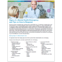 Signs of a Mental Health Emergency and How to Respond