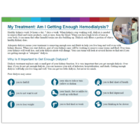 My Treatment: Am I Getting Enough Hemodialysis?