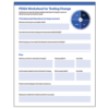 QIO | PDSA Worksheet For Testing Change
