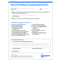 NW 10 Transplant Interest Form