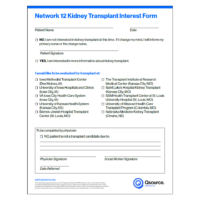 NW 12 Transplant Interest Form