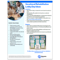 Vocational Rehabilitation Lobby Day Ideas